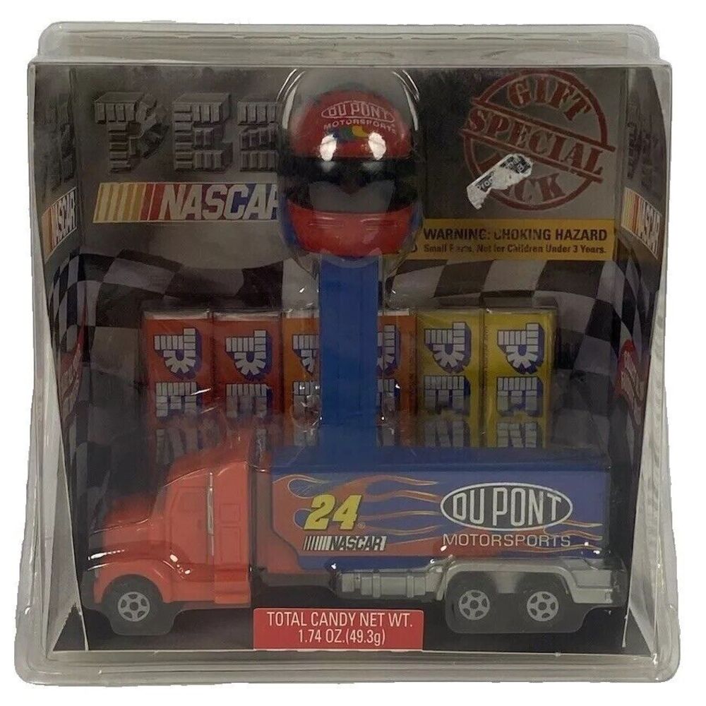 Pez Jeff Gordon Nascar‎ 24 DuPont Big Truck Gift Pack Factory Sealed (10c1)